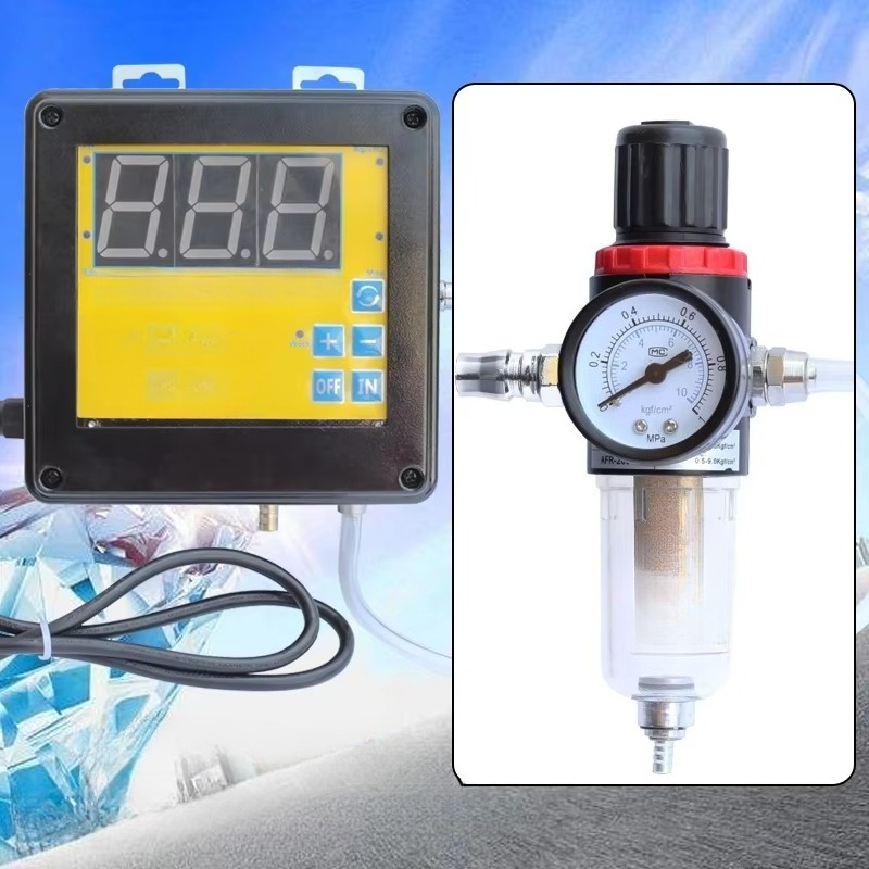 Tyre Pressure Gauge - منفاخ إطارات السيارة الأوتوماتيكي بالكامل مع