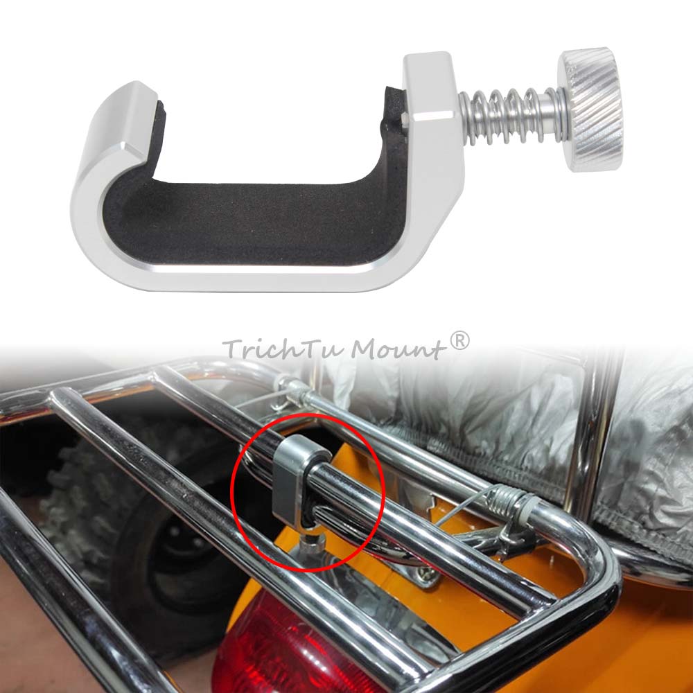 Motorcycle Gear Wall Mount - حامل أمتعة للدراجات النارية مع سلة