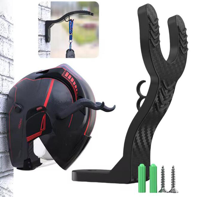 Motorcycle Gear Wall Mount - حاملات خطافات لخوذات الدراجات النارية، خطافات