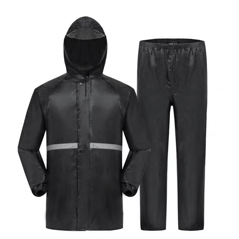 Motorcycle Gear For Men - معطف مقاوم للماء بغطاء رأس وبنت