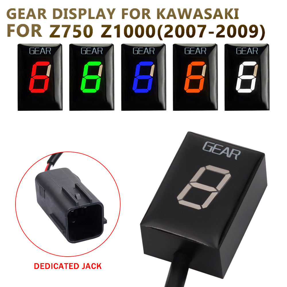 Motorcycle Gear Display - لكاواساكي Z750 Z1000 Z-750 Z-1000 2007