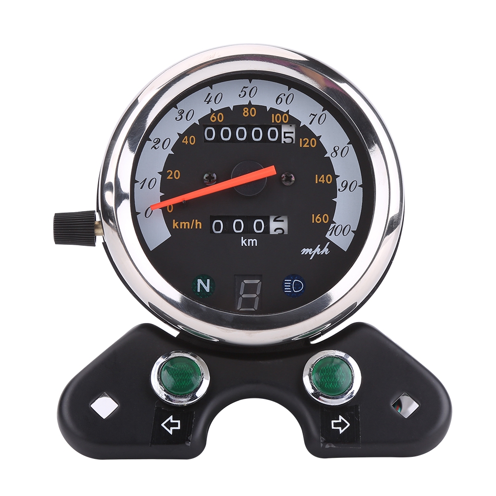 Motorcycle Gear Display - دراجة نارية عالمية عداد المسافات المزدوج