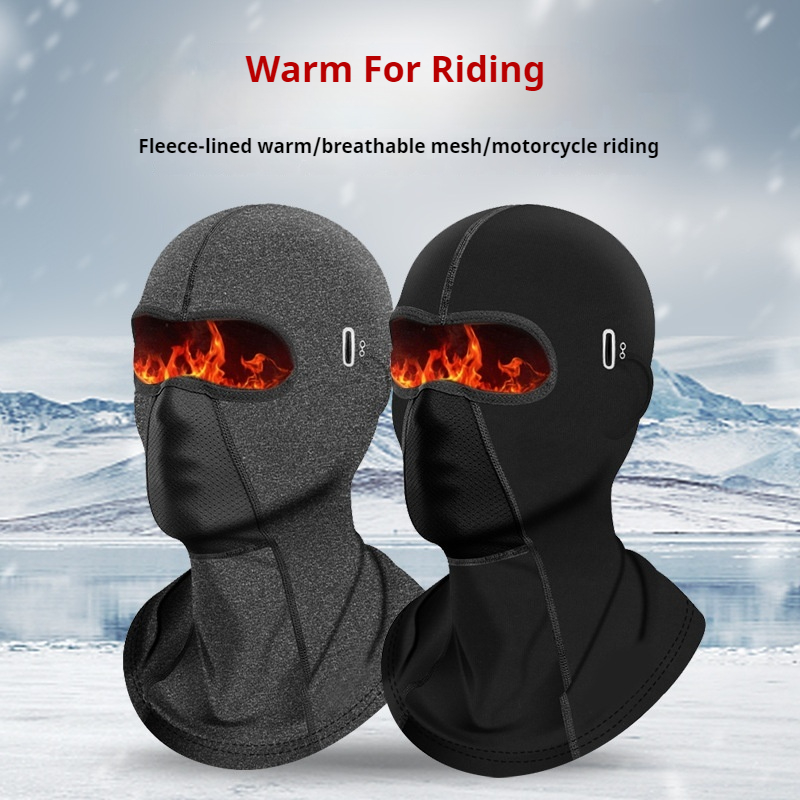 Motorcycle Gear For Winter - خوذة بالاكلافا لركوب الدراجات في الهواء