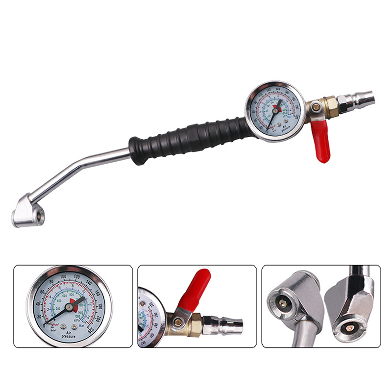Tyre Pressure Gauge - عصا نفخ الإطارات للسيارات والشاحنات مع