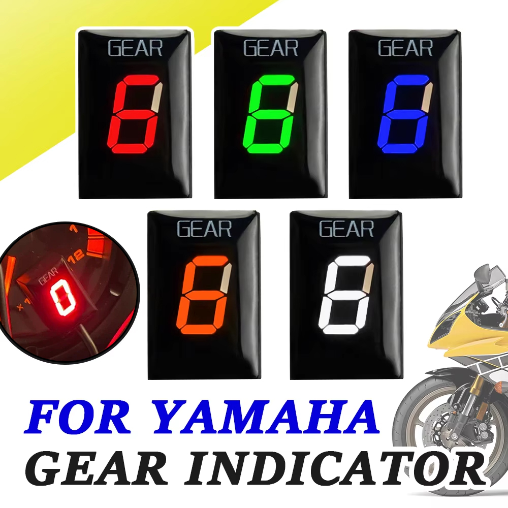 Motorcycle Gear Display - لياماها YZF-R1 YZFR1 YZF-R6 YZF-R6S YZFR6