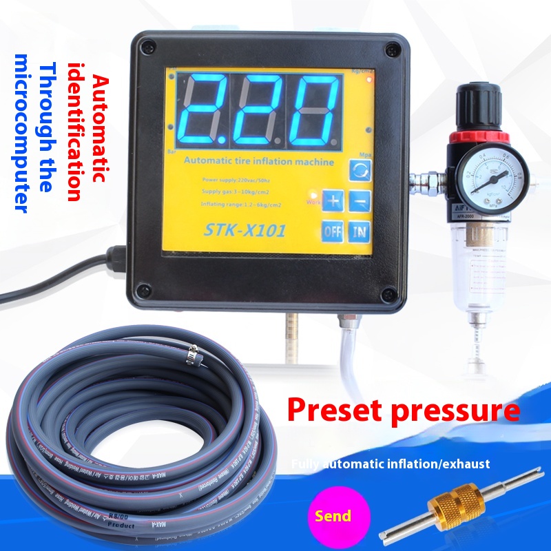 منفاخ إطارات السيارة الأوتومات - مراجعة Tyre Pressure Gauge وسعره