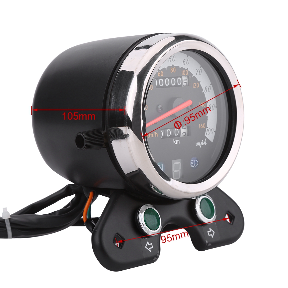 موٹر سائیکل سپیڈومیٹر سپیڈو می - مراجعة Motorcycle Gear Display وسعره