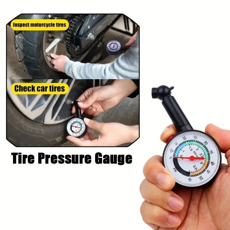 سيارة قياس ضغط الإطارات مؤشر ا - مراجعة Tyre Pressure Gauge وسعره