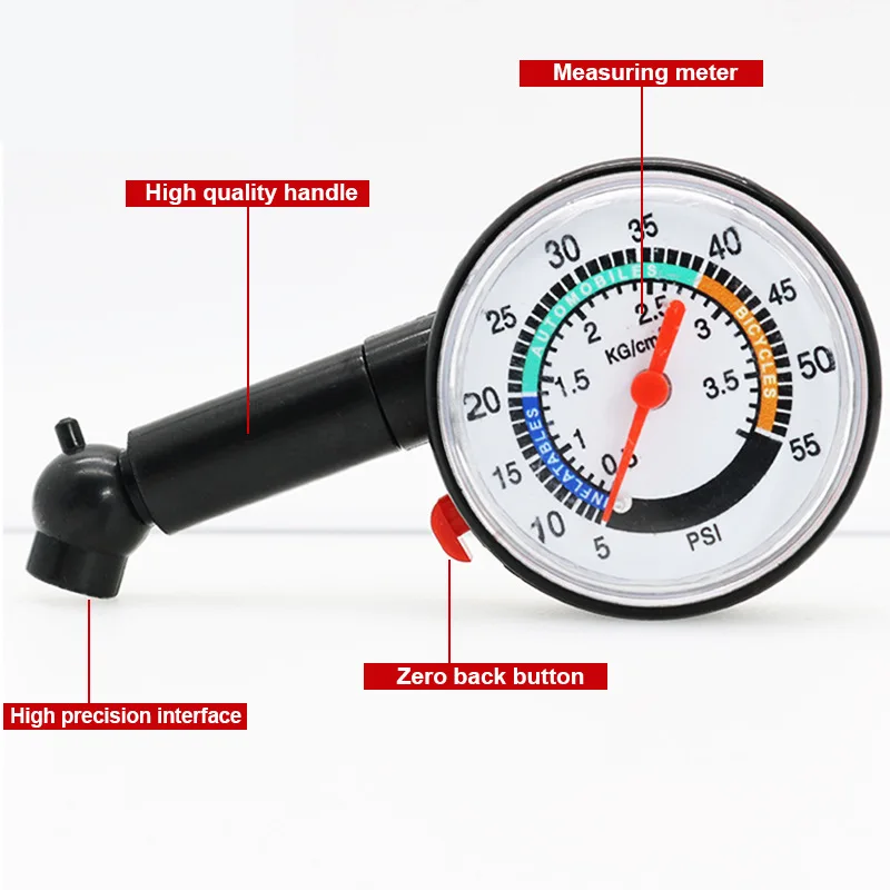 سيارة قياس ضغط الإطارات مؤشر ا - مراجعة Tyre Pressure Gauge وسعره