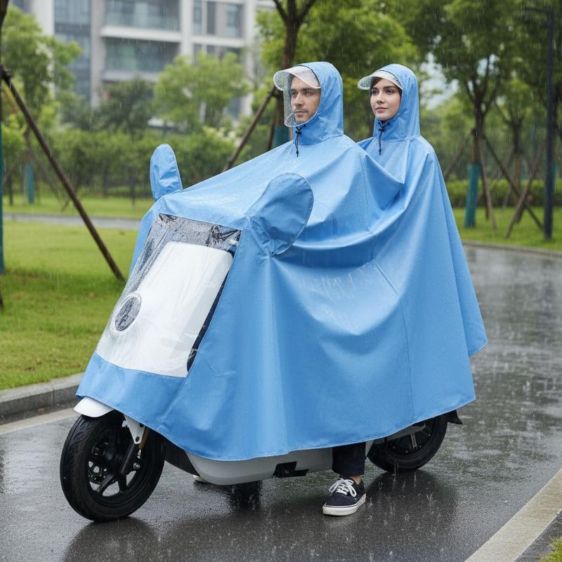 معطف واقٍ من المطر للدراجات ال - مراجعة Motorcycle Gear Rain وسعره