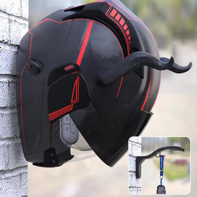 حاملات خطافات لخوذات الدراجات  - مراجعة Motorcycle Gear Wall Mount وسعره