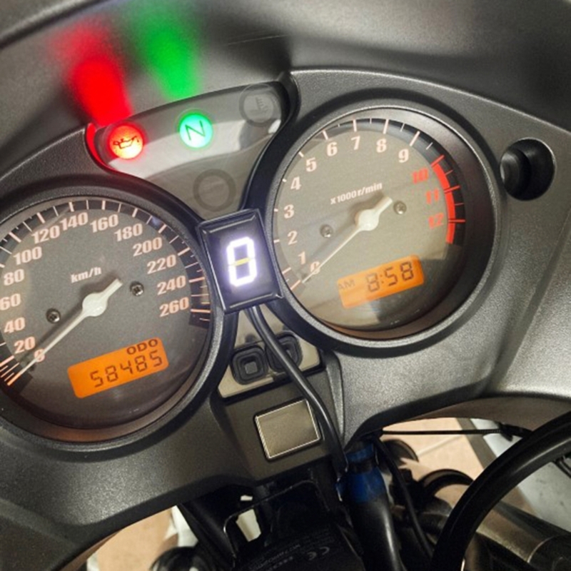 مؤشر تروس سرعة الدراجة النارية - مراجعة Motorcycle Gear Display وسعره