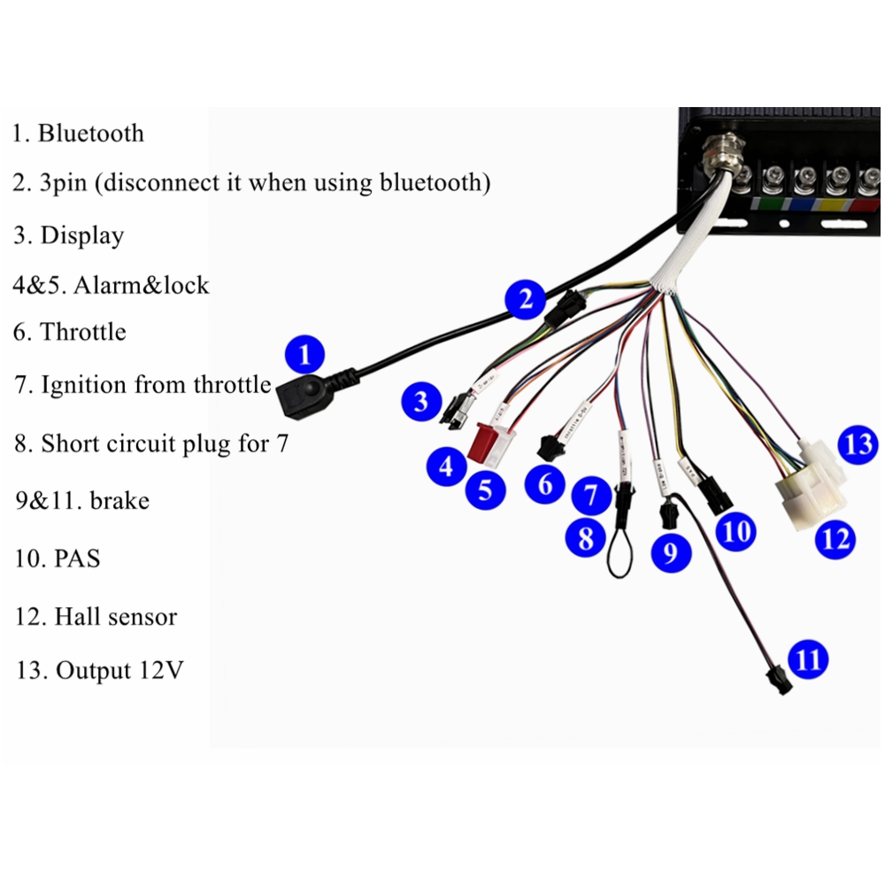 NBpower/QS205 5000 واط V3 150  - مراجعة Motorcycle Gear Display وسعره