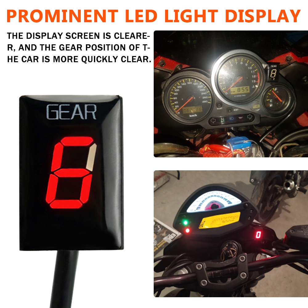 مؤشر عرض معدات الدرجات النارية - مراجعة Motorcycle Gear Display وسعره