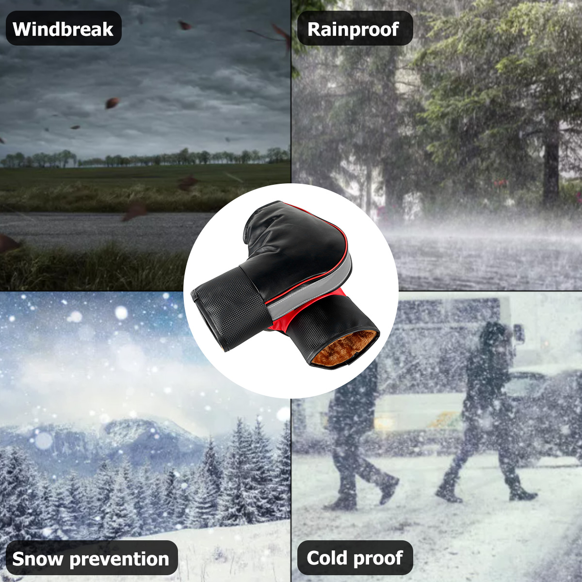 غطاء واقي لمقود الدراجات النار - مراجعة Motorcycle Gear For Winter وسعره