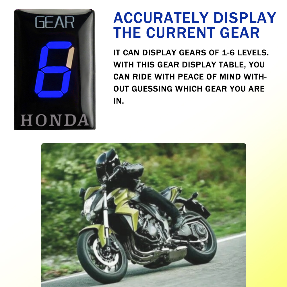 لهوندا CBR600F CBR1000R CBR300 - مراجعة Motorcycle Gear Display وسعره