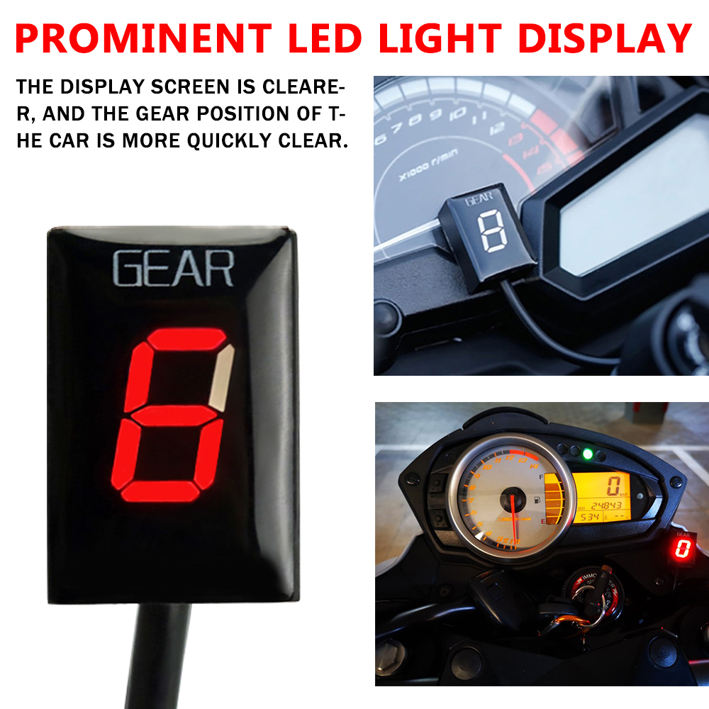 لكاواساكي Z750 Z1000 Z-750 Z-1 - مراجعة Motorcycle Gear Display وسعره