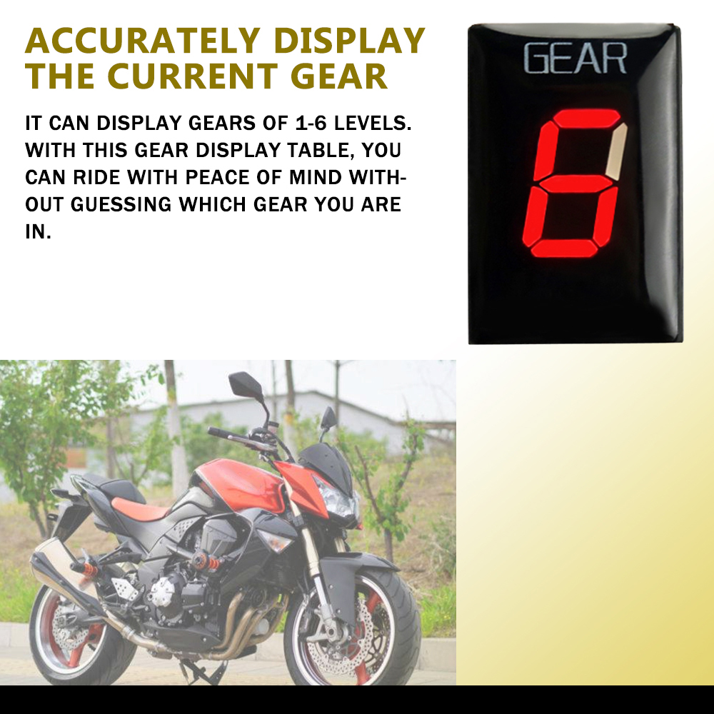 لكاواساكي Z750 Z1000 Z-750 Z-1 - مراجعة Motorcycle Gear Display وسعره