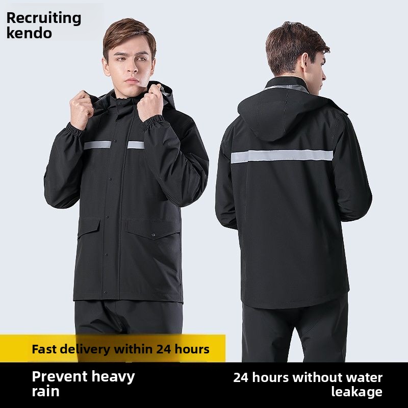 طقم معطف وسروال مطر عاكس للضوء - مراجعة Motorcycle Gear For Men وسعره