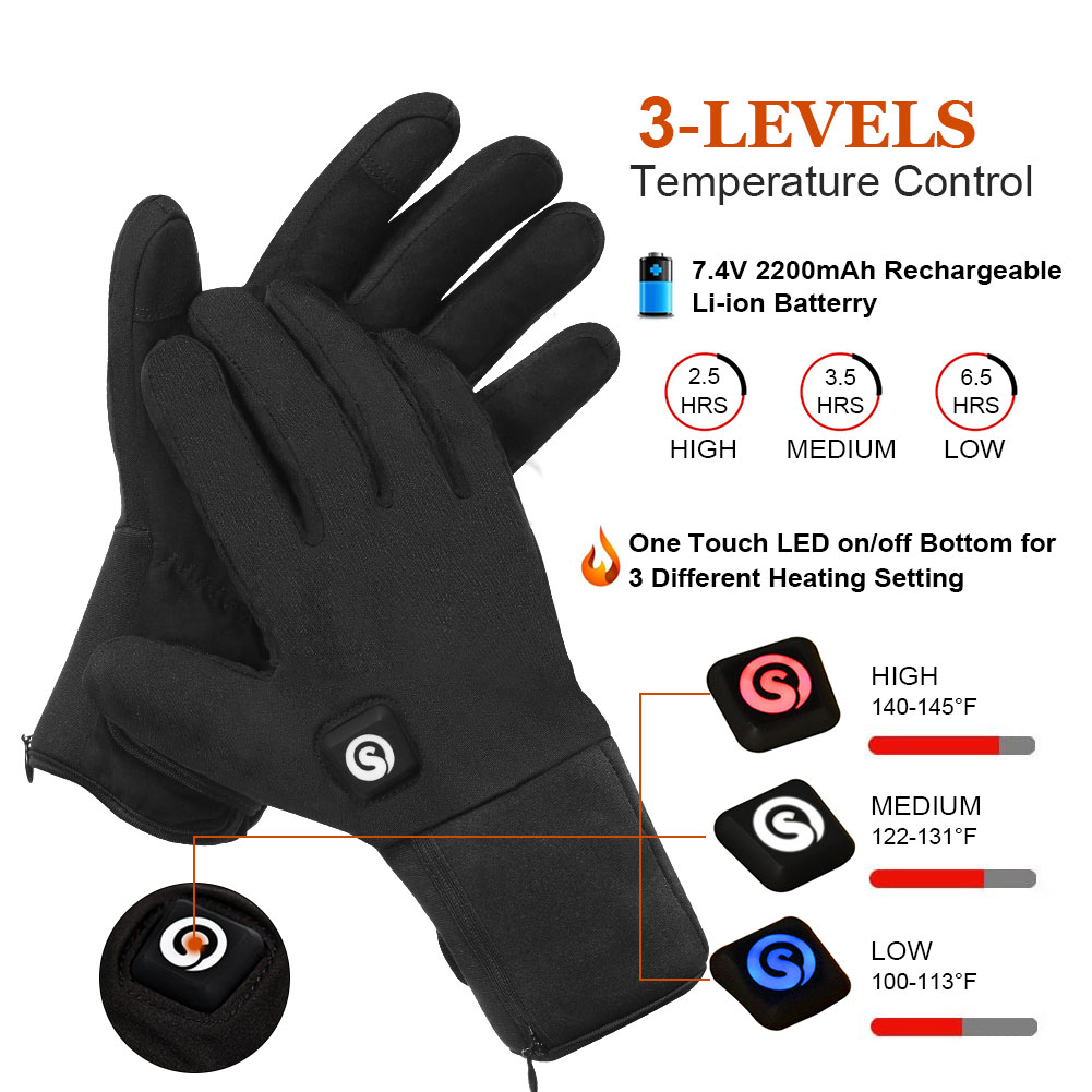 قفازات دراجة نارية كهربائية سا - مراجعة Motorcycle Gear For Winter وسعره